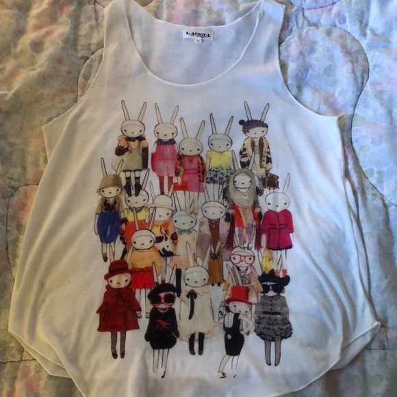 Tops - 💕MUST GO! SALE💕 Bunny Tank Top